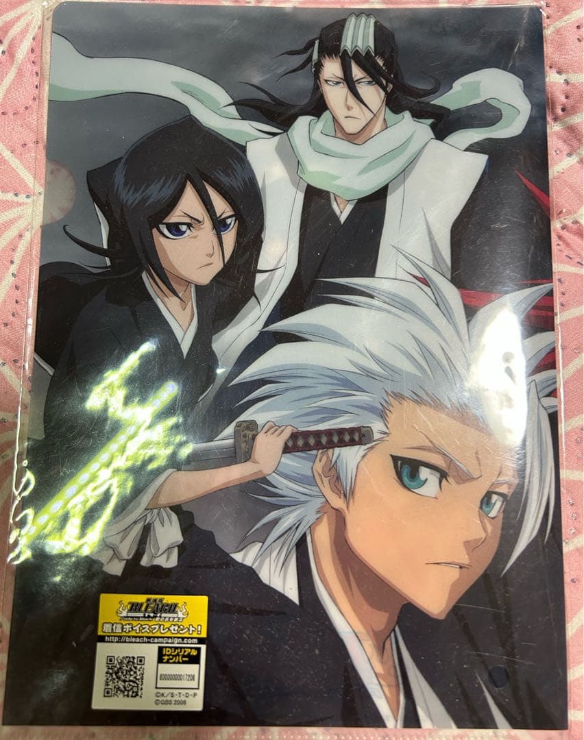 BLEACH トレーディングカードキラキラ４１枚透明ケース、スリーブ入り＋2枚