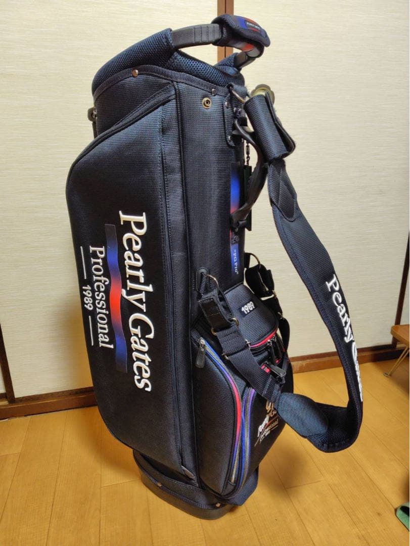 Pearly Gates キャディバッグ ネイビー