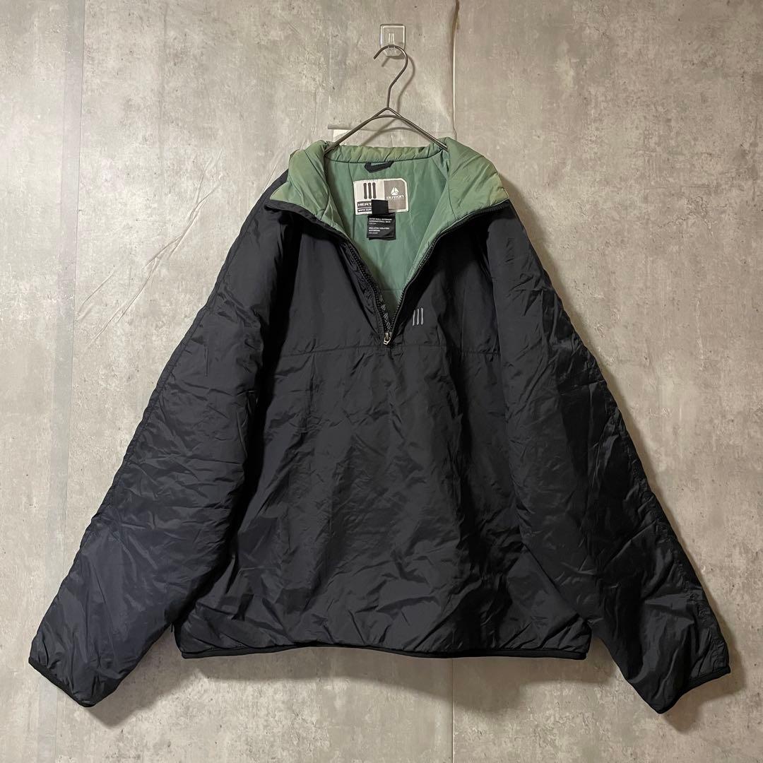 Burtonバートンスキーウェアスノーボードジャケットハーフジップ黒ブラック希少