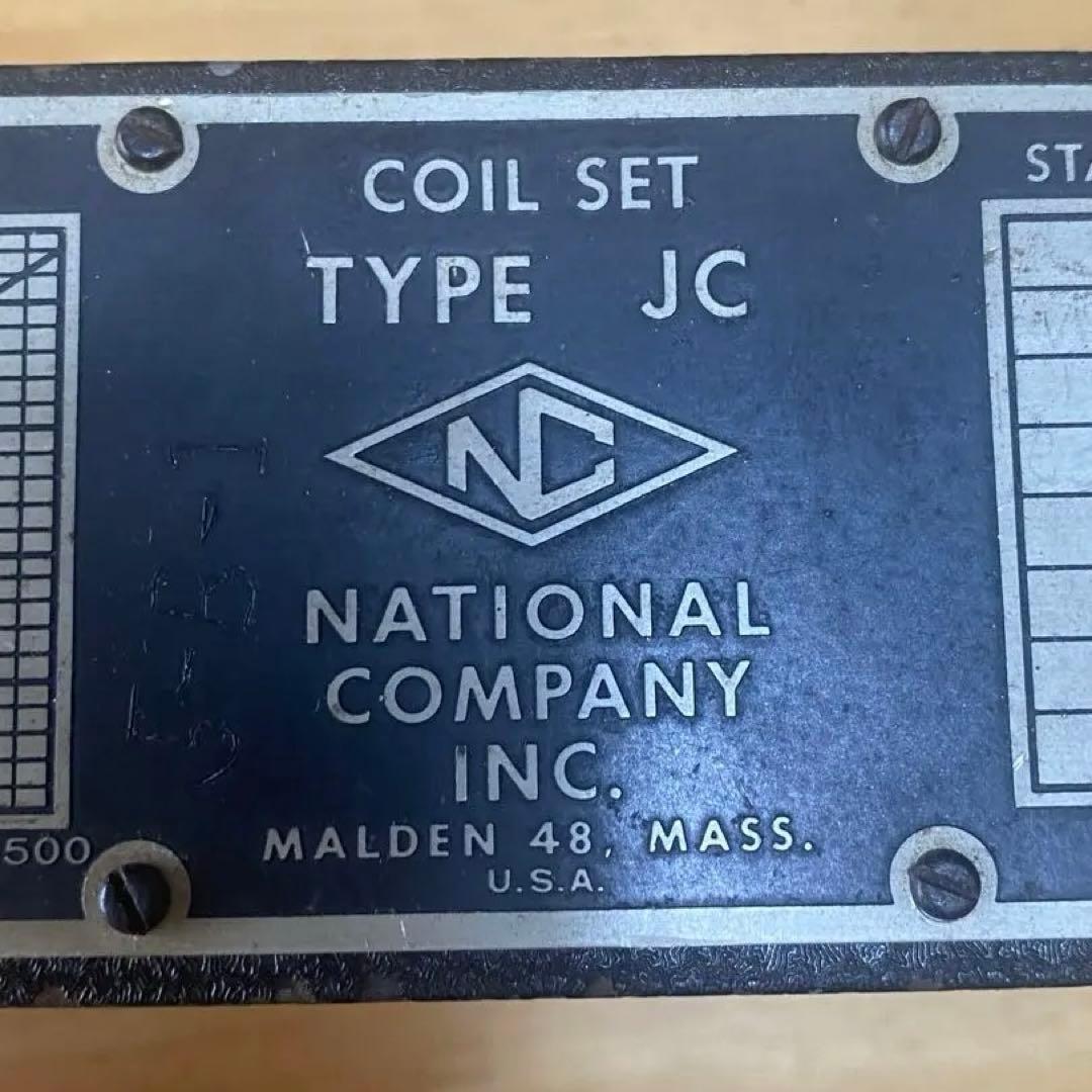 希少　アメリカ　national radio HRO コイルセット　動作未確認