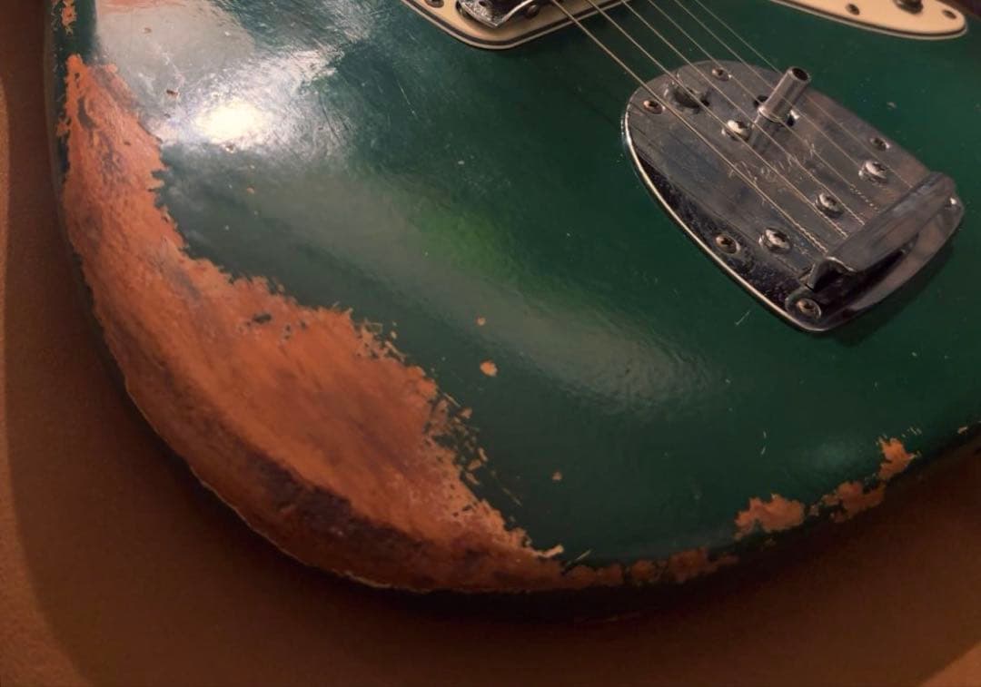 fender JAPAN JAZZMASTER グリーン レリック