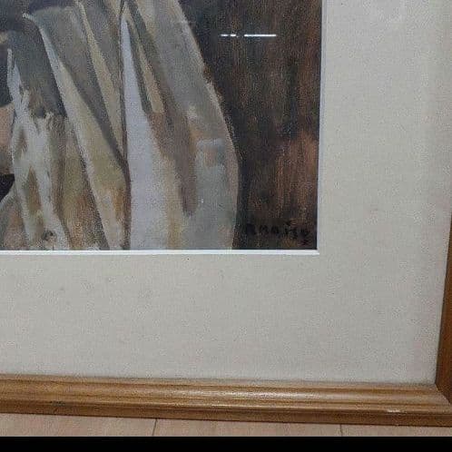 小磯良平複製画写真です