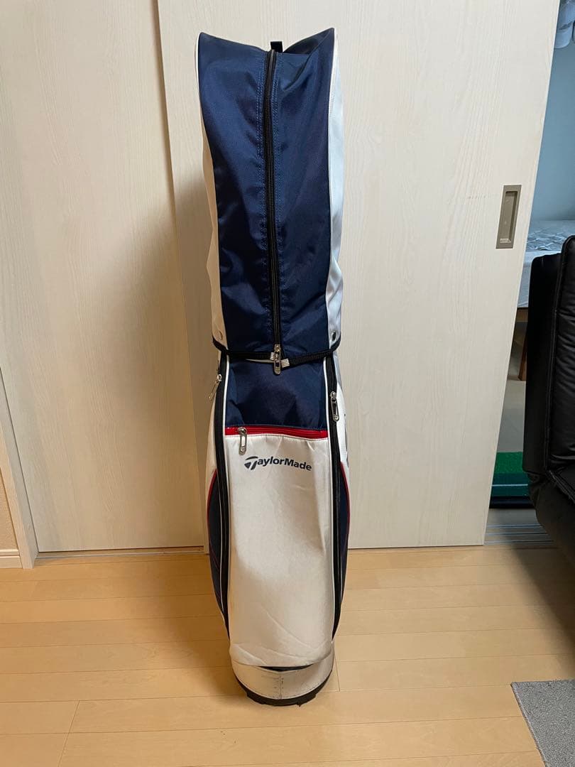 TaylorMade キャディバッグ ホワイト/ネイビー/レッド