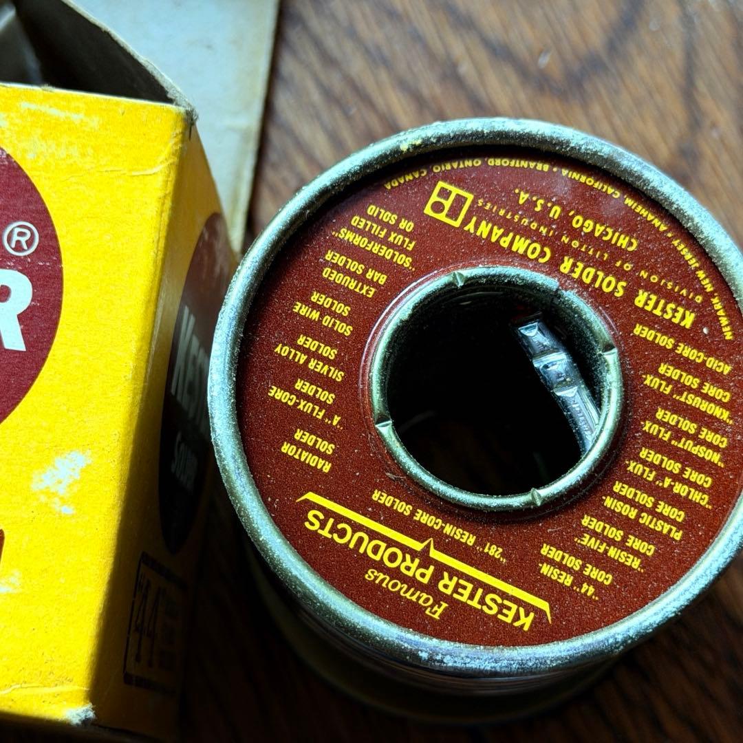 未使用デッドストック1960年代KESTER44メタル缶1巻