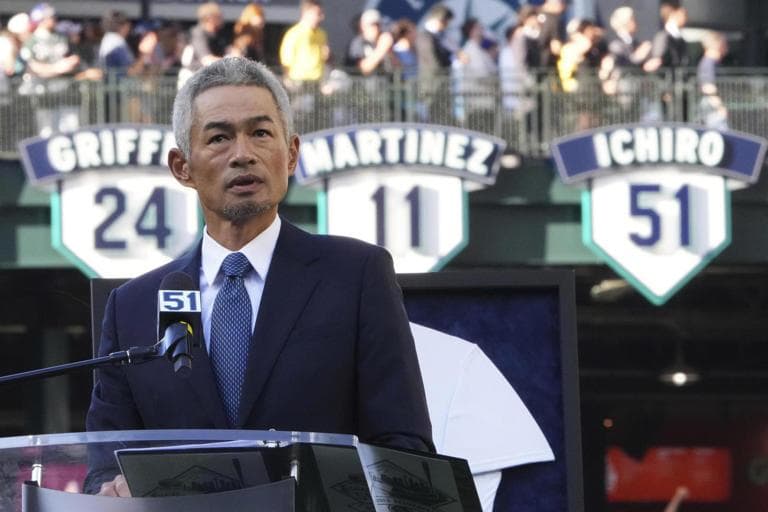 イチロー51引退セレモニー8/9記念試合選手着用モデル現地販売レプリカジャージL