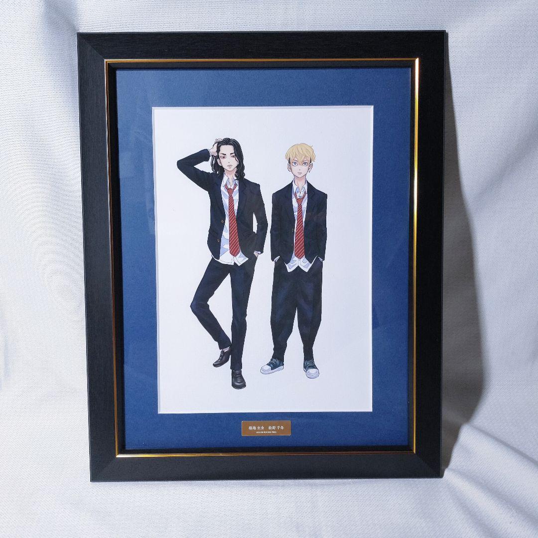 新品 キャラファイングラフ 場地圭介 松野千冬 東京卍リベンジャーズ 複製原画