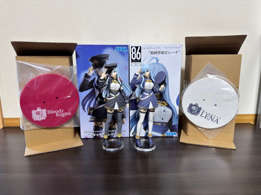 【開封済】86 フィギュア 2体セット アクリル台座付き