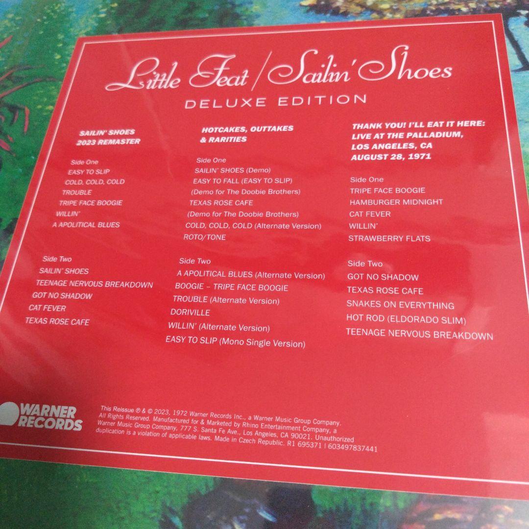 新品 Little Feat / Sailin' Shoes 3枚組レコード