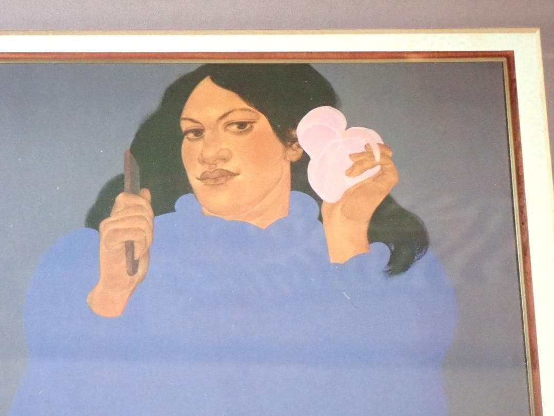 Pegge Hopper Framed Matted print 絵画 ハワイ