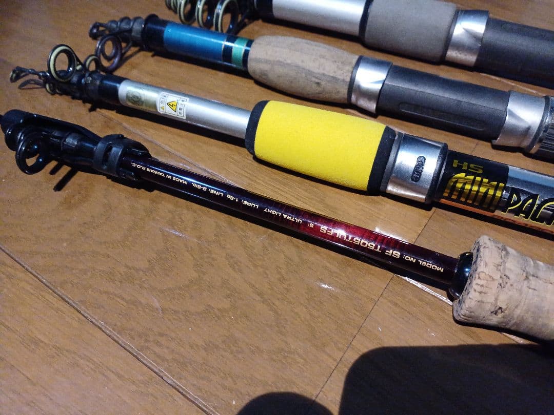 Daiwa ストライクフォースT505T ULFSモバイルパックロッド4本セット