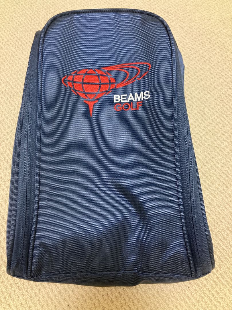 BEAMS GOLF シューズケース ネイビー