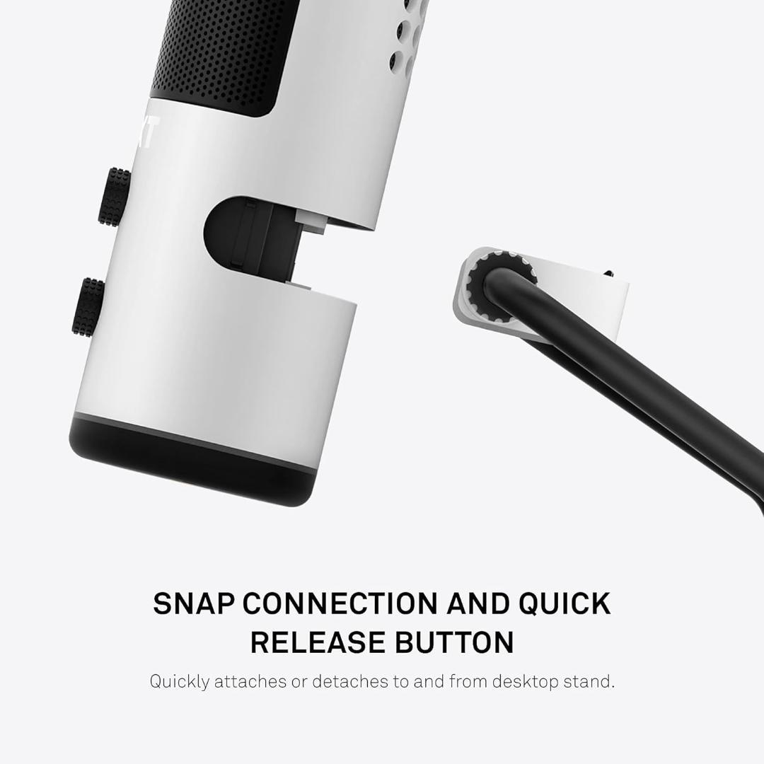 NZXT CAPSULE ホワイト USBマイク AP-WUMIC-W1