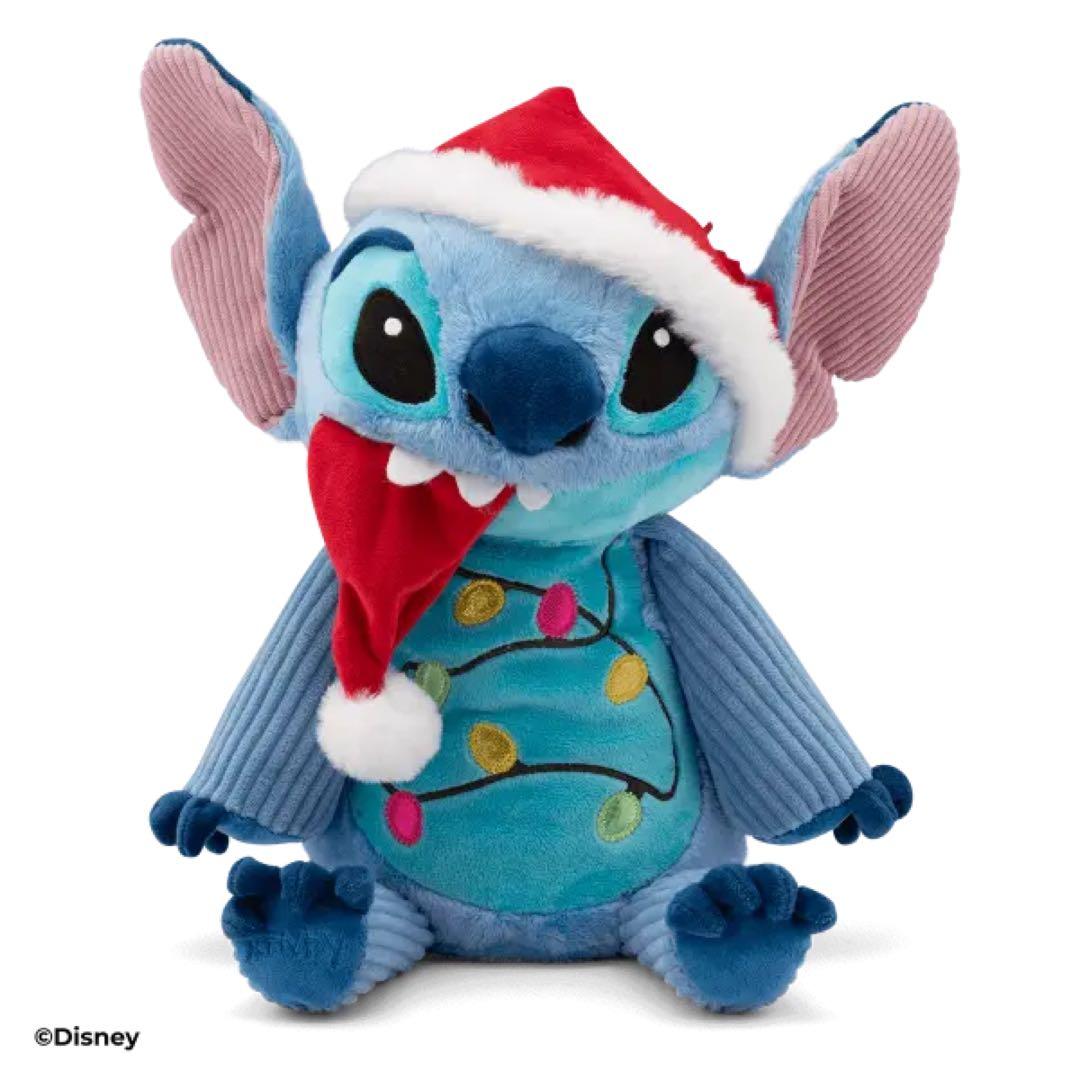 スティッチ クリスマス　ぬいぐるみ　アメリカ限定　サンタ　ディズニー