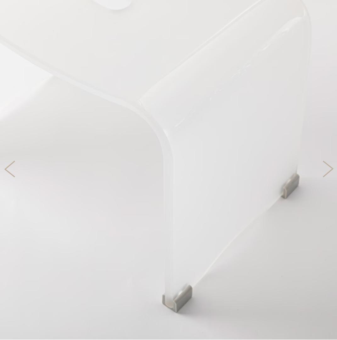 透明プラスチックバスチェア Smart2 WH if  東京インテリア