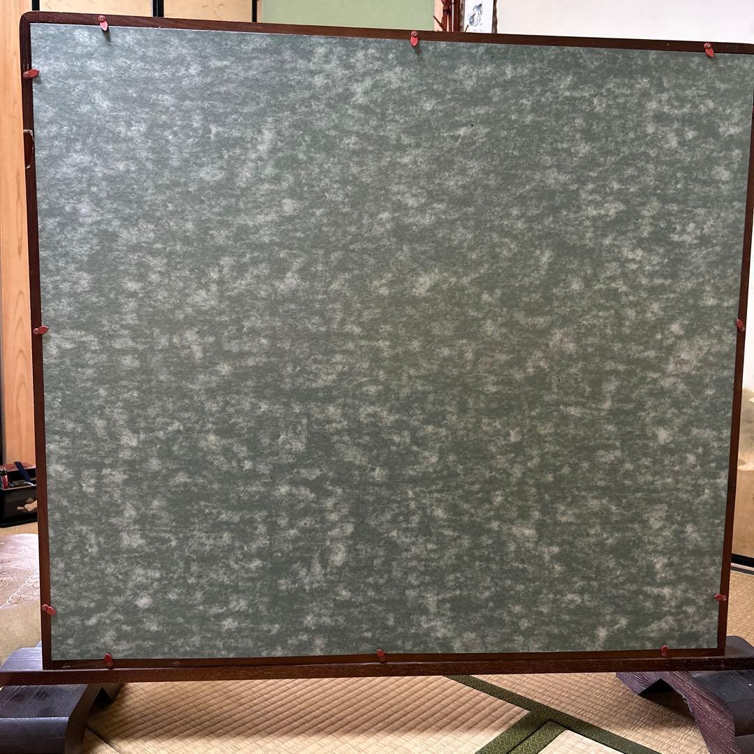 衝立 押絵