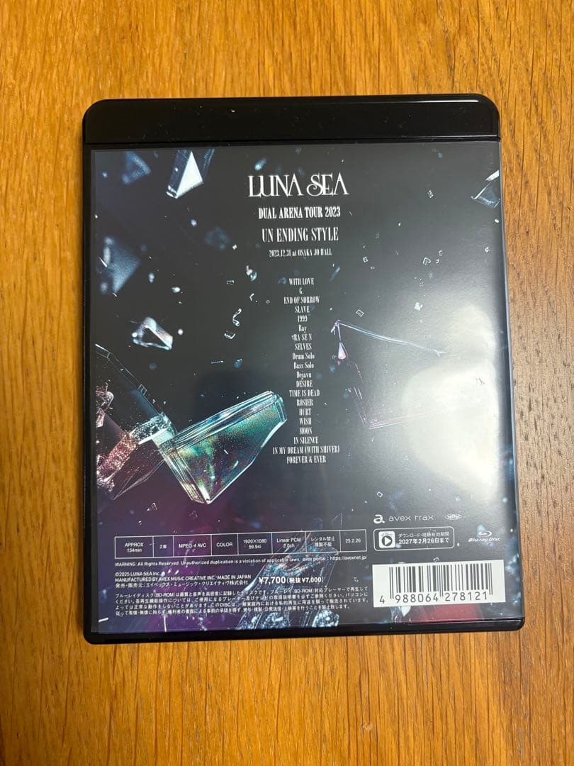 LUNA SEA/DUAL ARENA TOUR 2023 MOTHER OF…