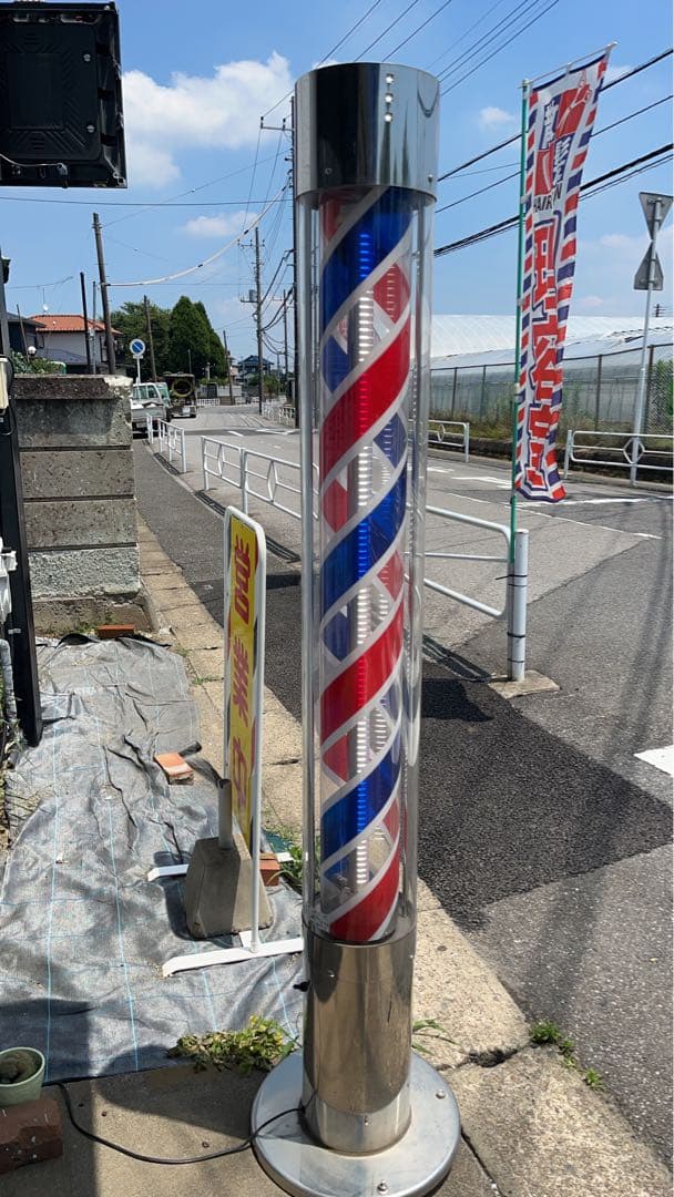 サインポール 理容室　２０２１年物