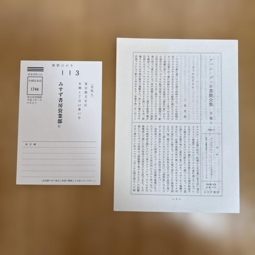 ゴッホ書簡全集　全6巻　みすず書房　ゴッホの眼　高階秀爾