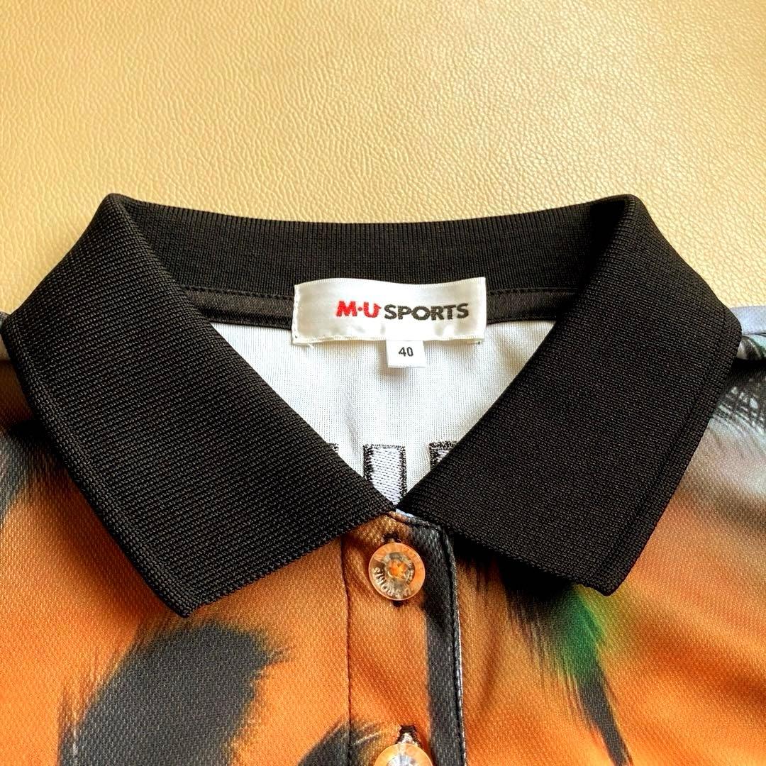 【未着用】 MU SPORTS レディース 半袖 ポロシャツ 40