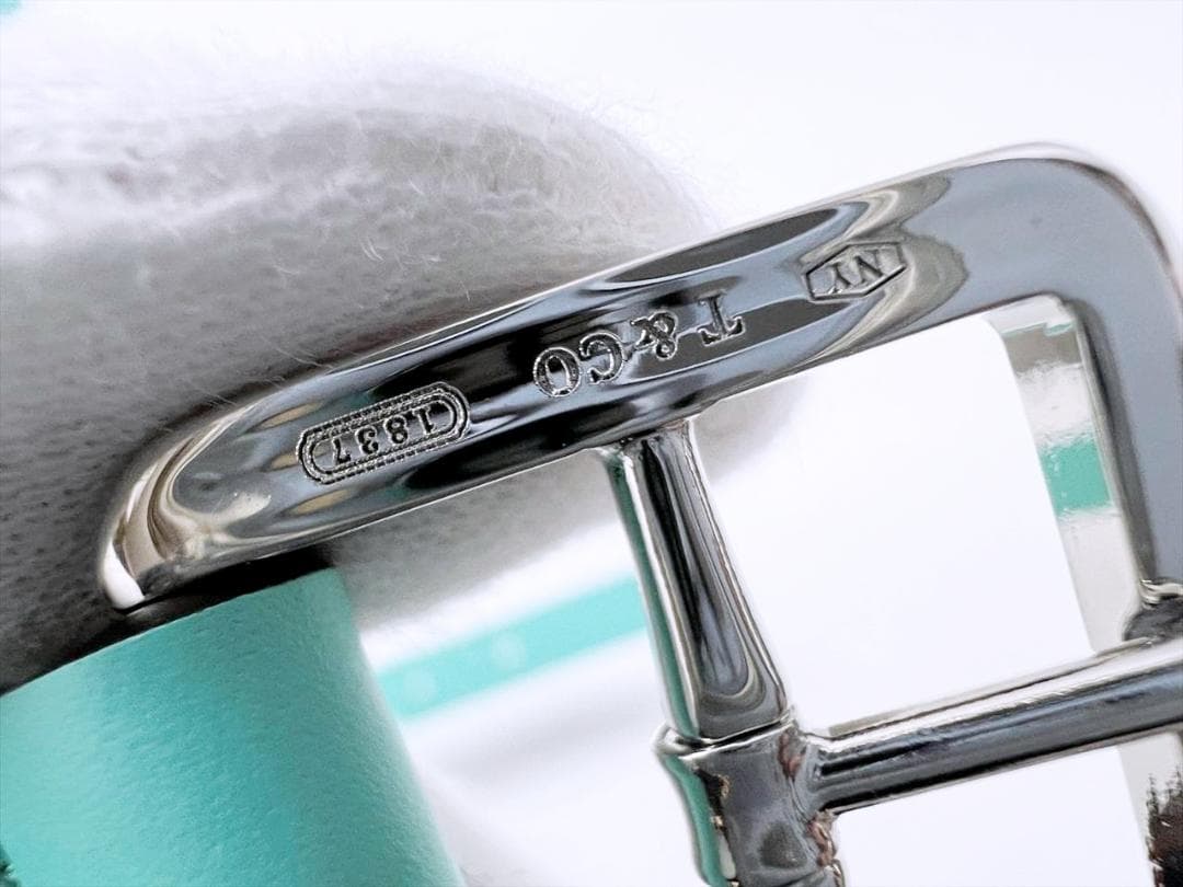 未使用保管　ティファニー　ティファニーブルー　ロゴ　ペットカラー　首輪　M