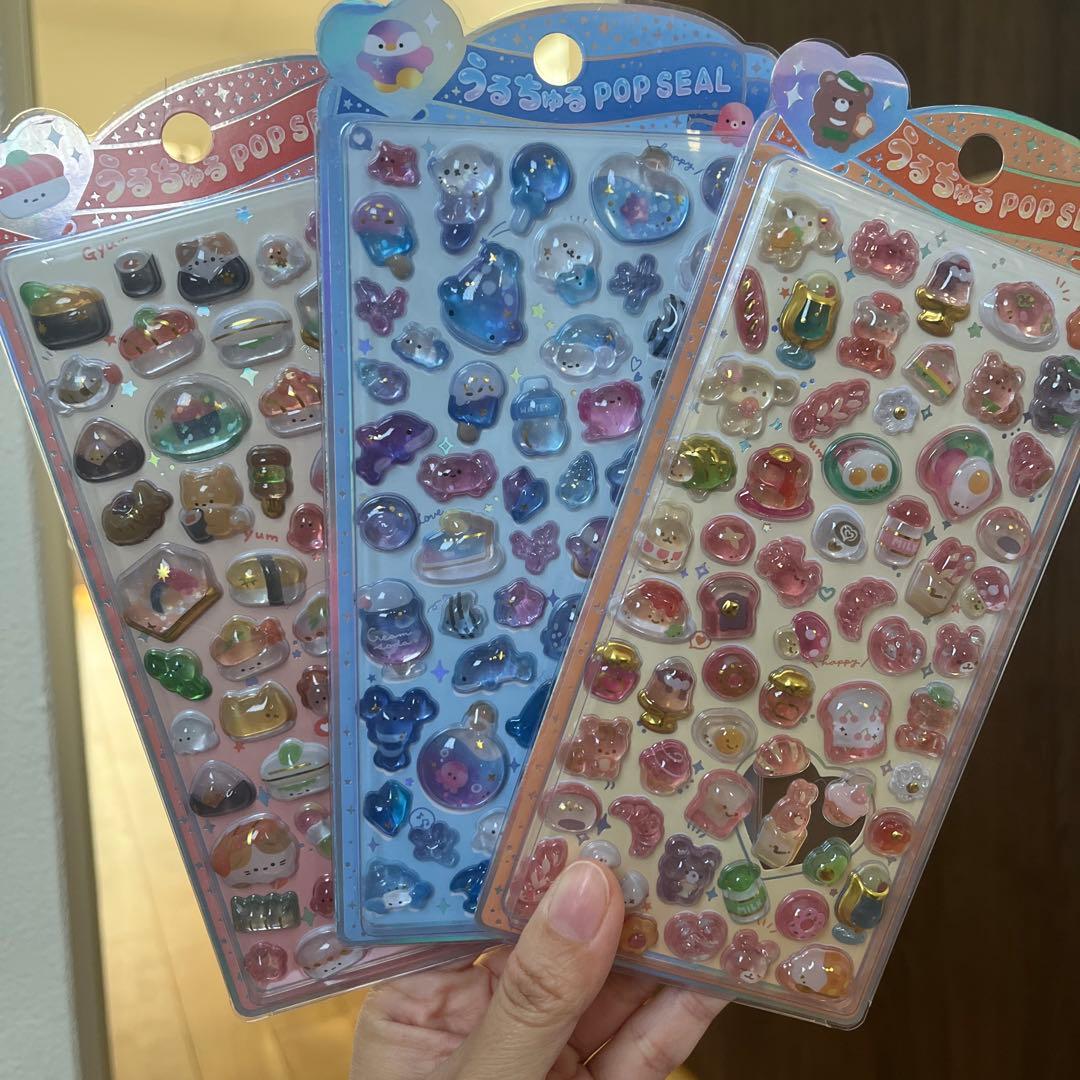 a*1様 ボンボンドロップ　海外正規品シール　アニマル 15枚セット　動物　ディ