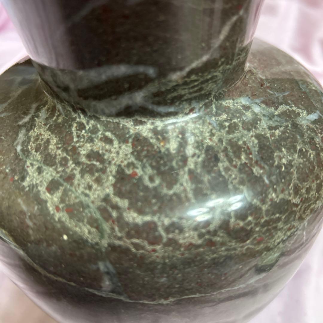 中国の大理石の壺　置物　花生け　アンティーク　未使用