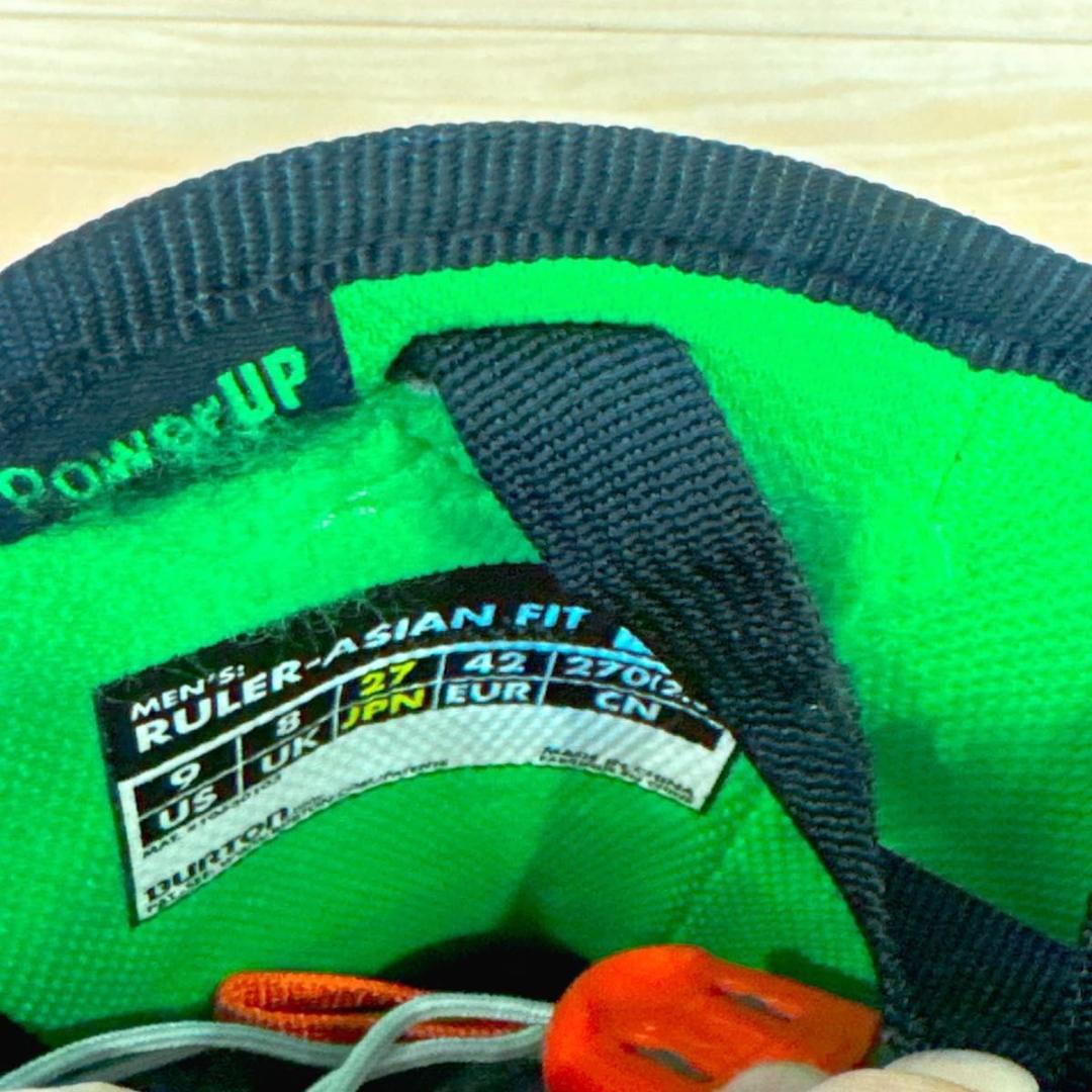 BURTON RULER ASIAN FIT 27cm スノーボードブーツ 美品