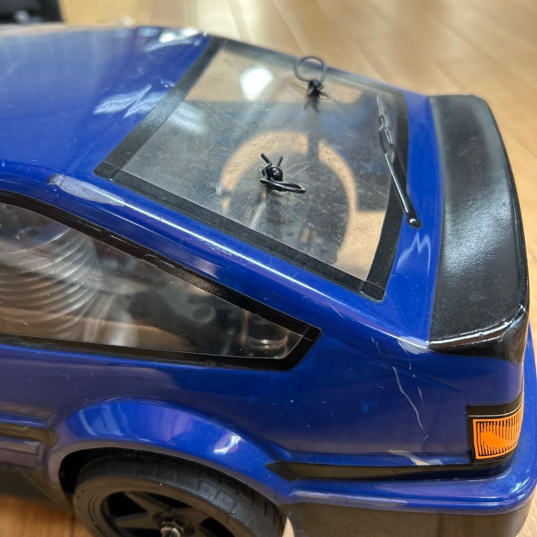 京商エンジンラジコンカー ピュアテン スパイダー 当時物 AE86レビンボディ