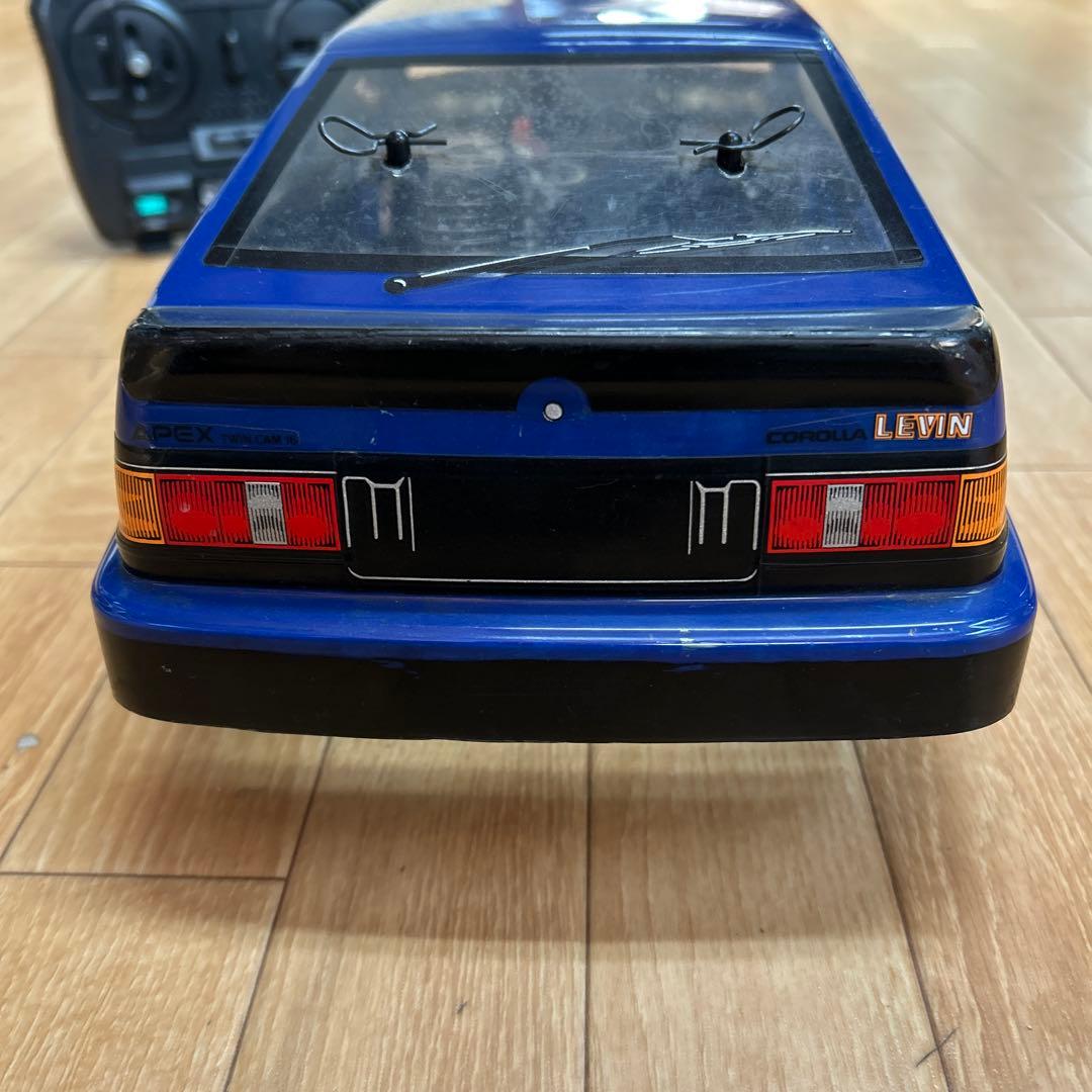 京商エンジンラジコンカー ピュアテン スパイダー 当時物 AE86レビンボディ
