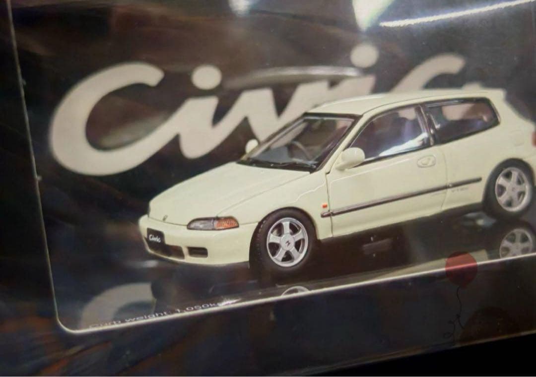 新品 希少！1/43 LDC ホンダ シビックEG6 SiR ホワイト