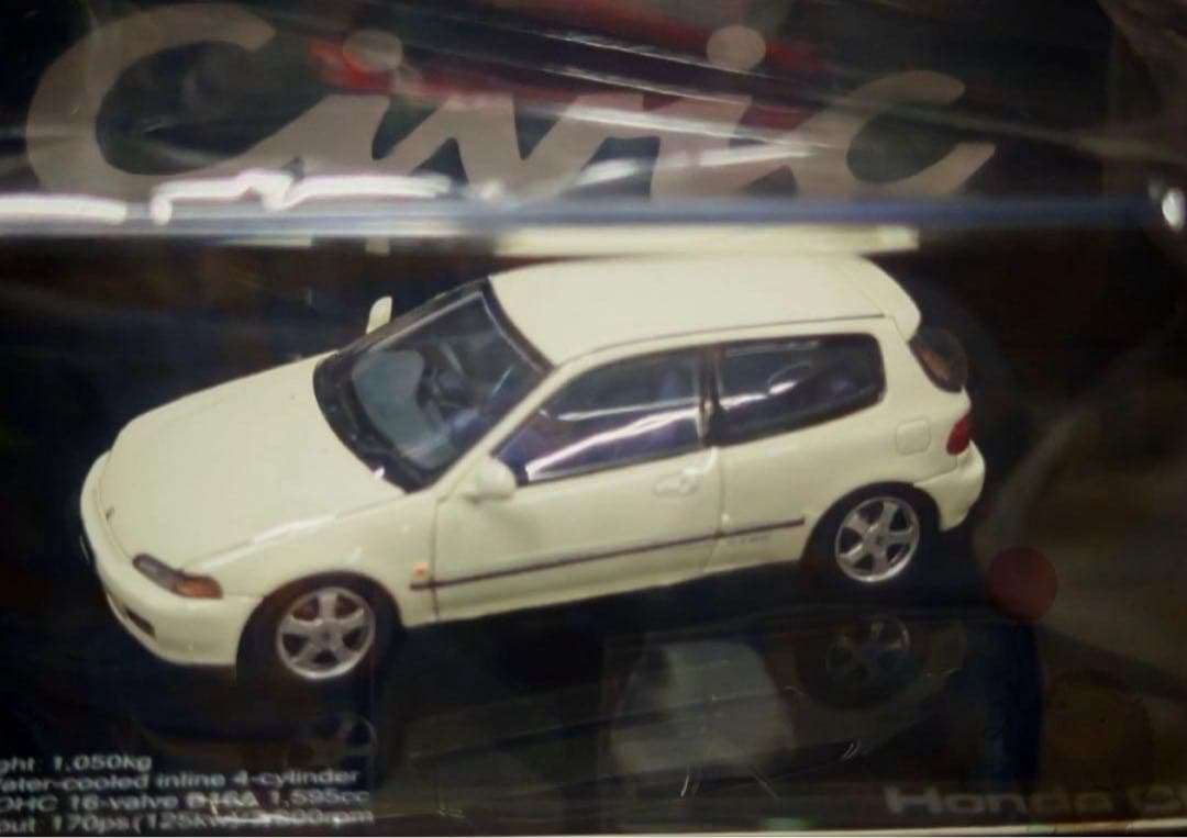 新品 希少！1/43 LDC ホンダ シビックEG6 SiR ホワイト