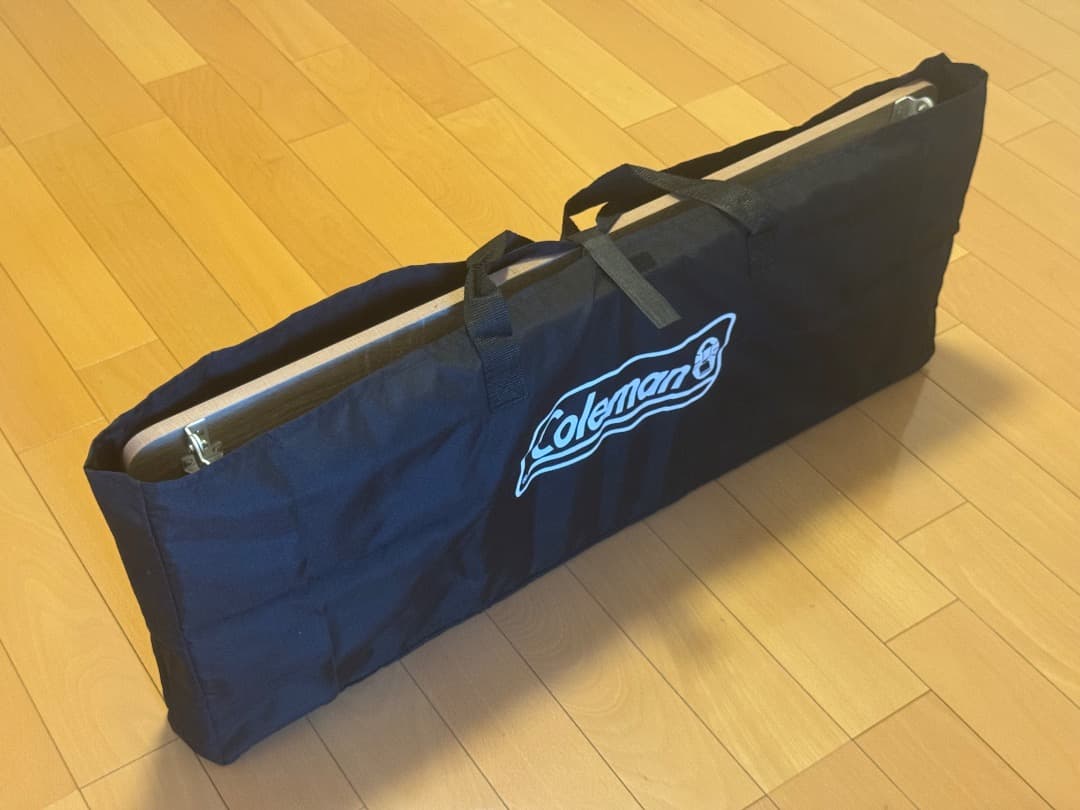 室内利用 美品 コールマン フォールディングリビングテーブル 90