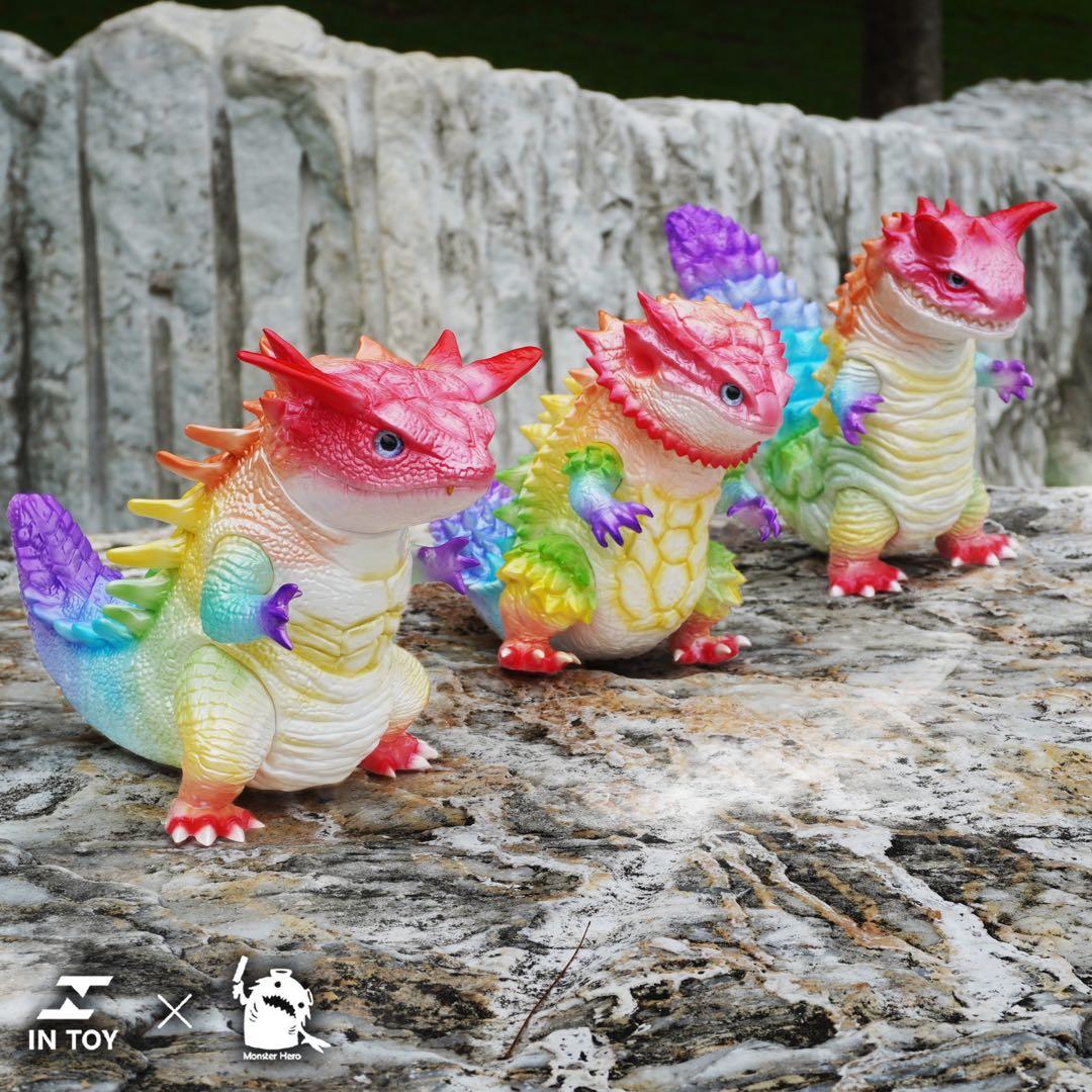 フトアゴ怪獣　綺麗Ver　トカゲ　超獣　モンスター　可動　ソフビ　フィギュア