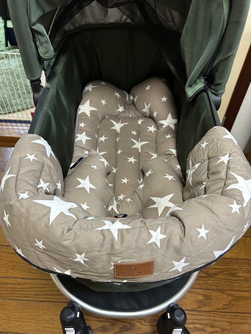 ピッコロカーネ　タント　ペットカート バギー モスグリーン