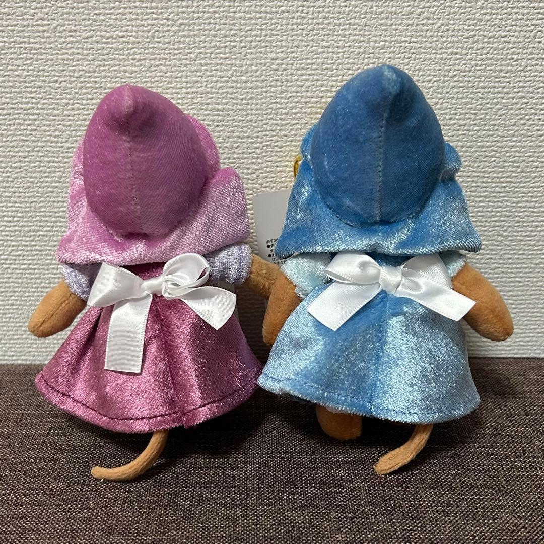 シンデレラ ぬいぐるみキーチェーン スージー パーラー ジャック ガス 青い鳥