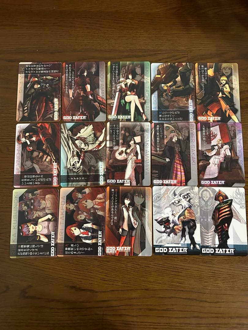 ゴットイーター GOD EATER クリアカード トレカ SP