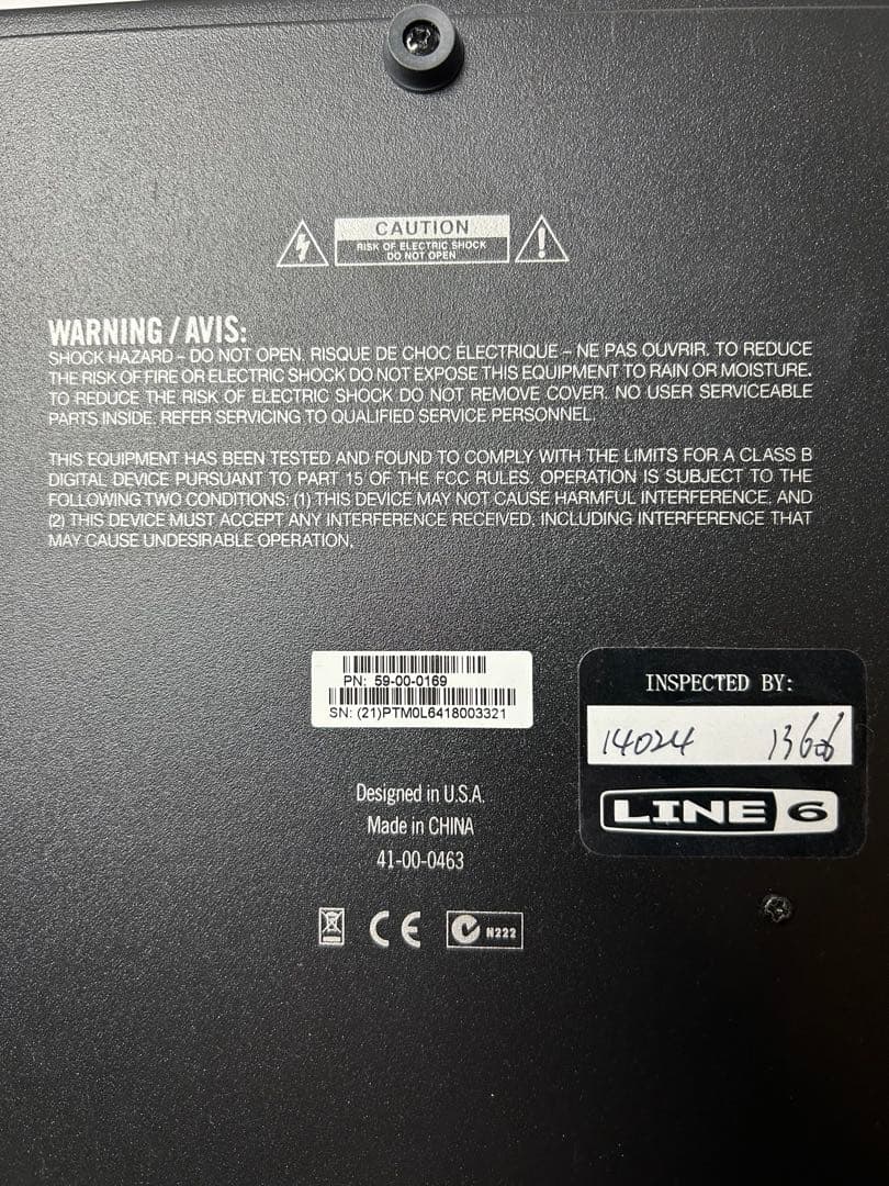 LINE 6 AMPLIFi FX100 エフェクター　ケース付き