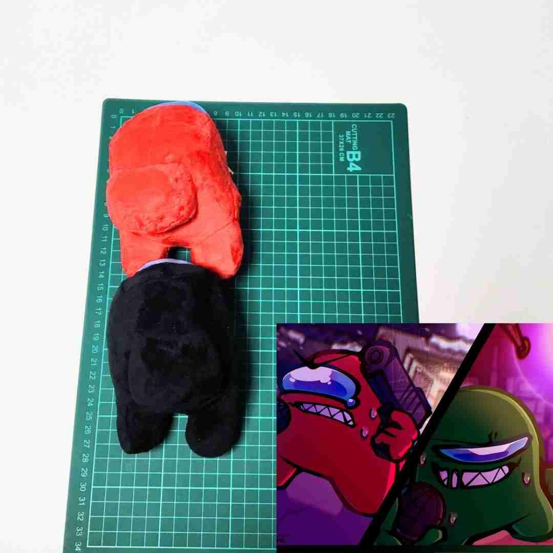 人狼 ぬいぐるみ アモングアス マスコット 12個セット 国内15cm【残3】