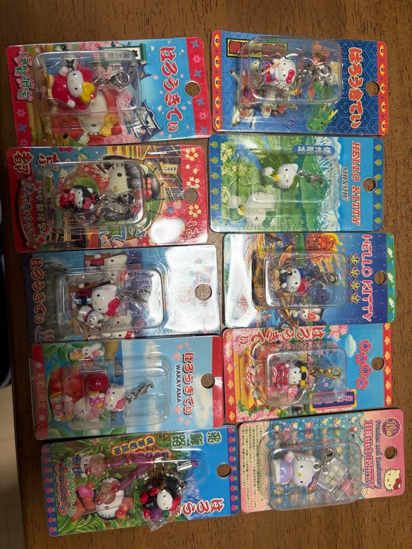 ご当地キティーボールペンシャーペン根付ストラップ