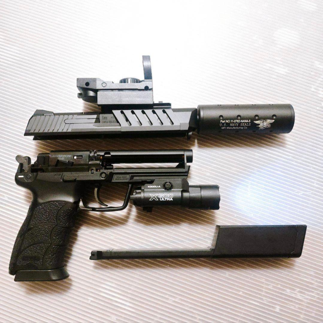 東京マルイ　HK45 電動ガン　ハンドガン　18歳以上　フルセット　カバー欠け