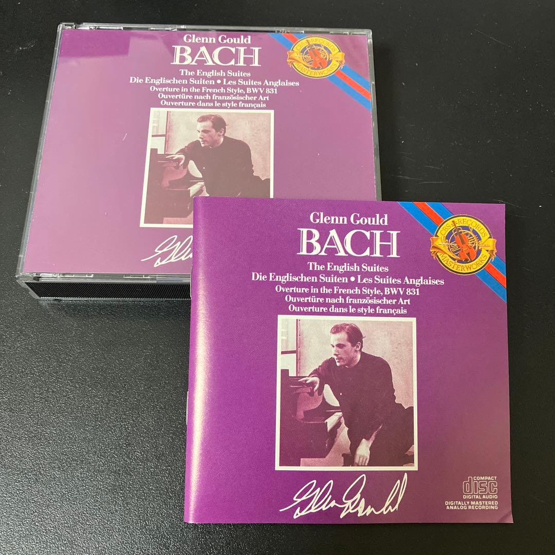 【売約済】グールド／バッハ:イギリス組曲(全6曲) 2CD