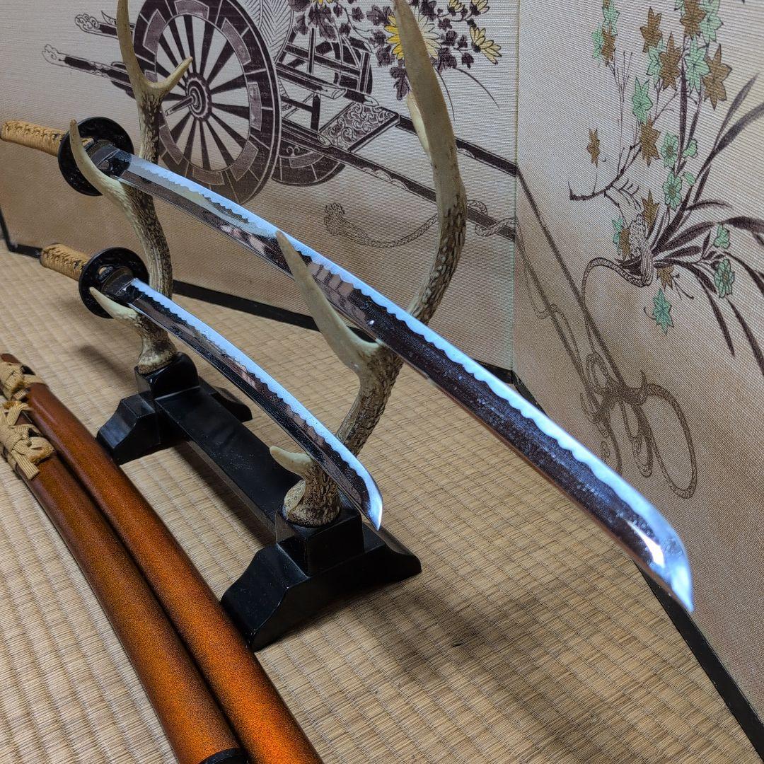 模造刀 2本セット　スタンド付き