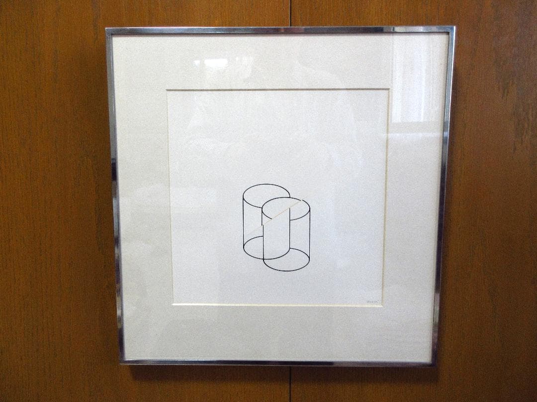 ◇ 船井 裕 “ TOPOLOGY Ⅶ ” 直筆サイン 額装 / 近代美術アート