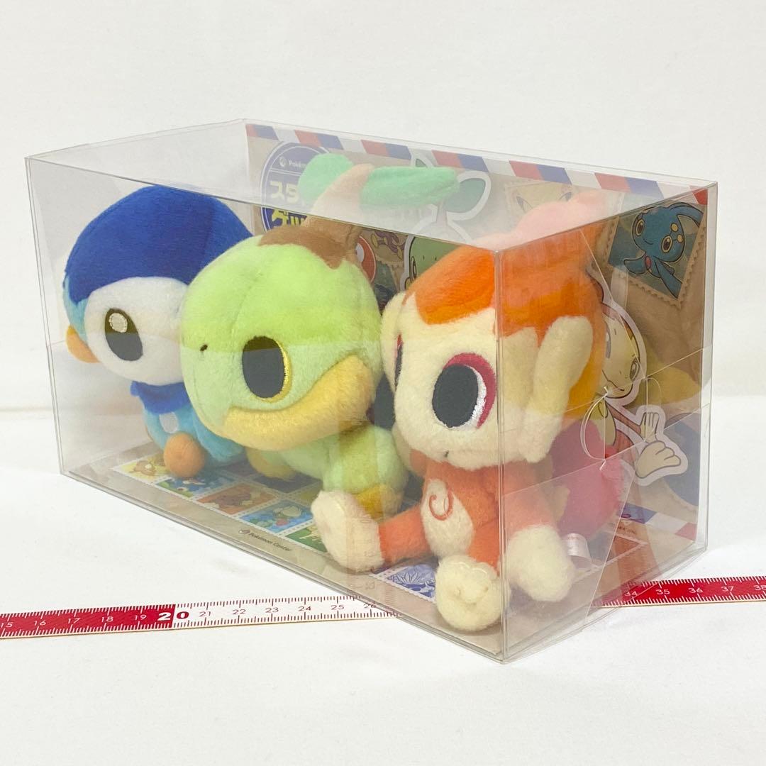 ポケモンセンター スタンプでゲット2 ポッチャマ ナエトル ヒコザル ぬいぐるみ
