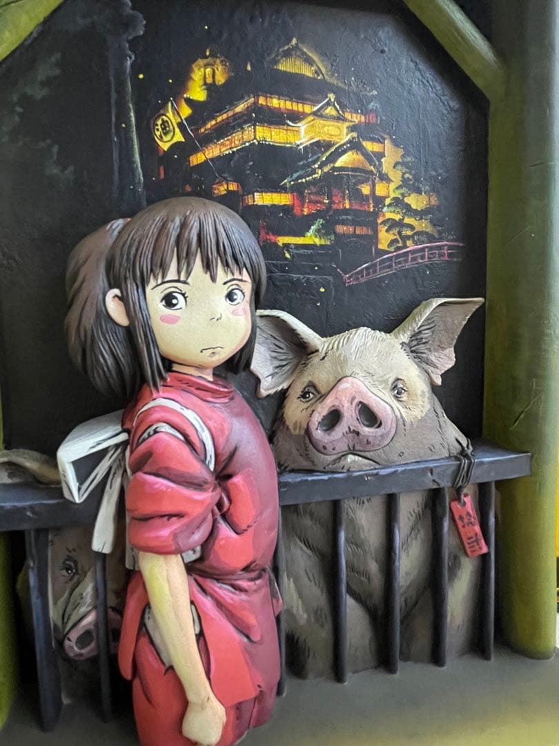 スタジオジブリ　千と千尋の神隠し　店頭用ディスプレイ　フィギュア