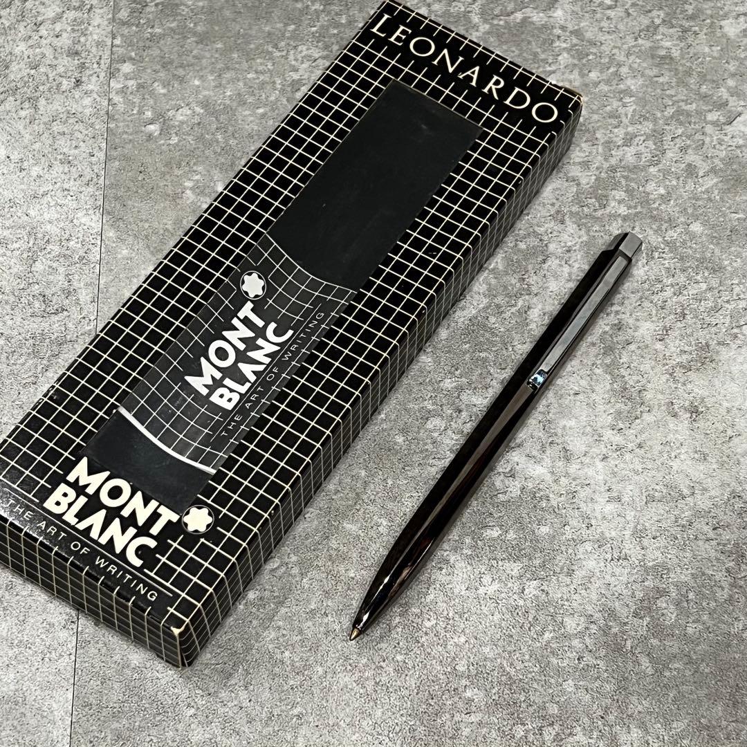 j*6様 訳あり MONTBLANC ボールペン レオナルド スタニウム仕上げ