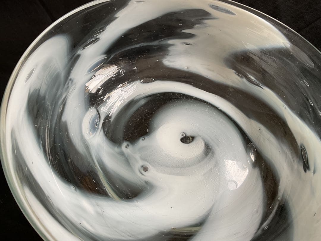 明治・大正時代「渦巻文そうめん鉢」希少品！！