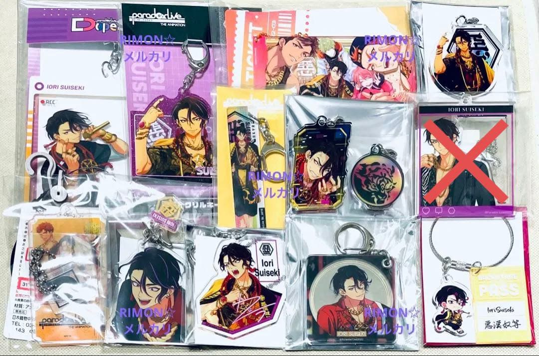 パラライ 翠石依織 アクスタ アクキー 缶バッジ ぬいぐるみ グッズセット