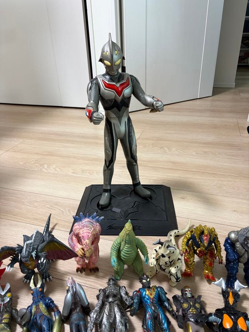 ウルトラマンフィギュアセット 56体(デカフィギュア1体)、まとめ売り