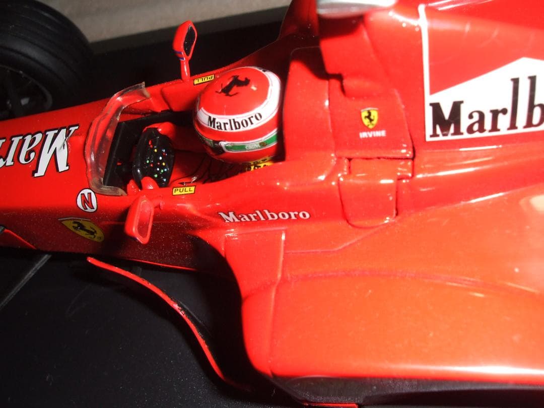 フェラーリ　F３９９　アーバイン　マルボロ仕様　箱なし　マテル　１／１８